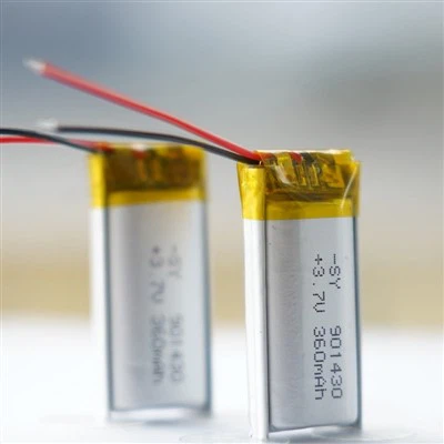 Batri Polymer Lithiwm 360mah