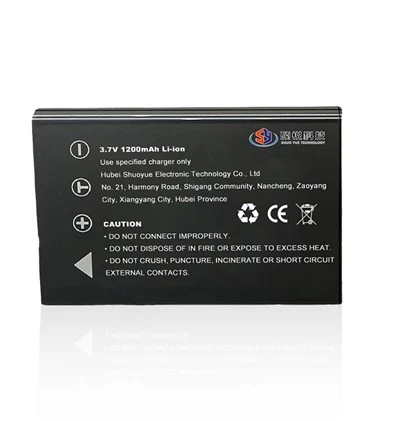 Batris Lithiwm Symudadwy y Gellir eu Symud yn Arbennig Ar gyfer Camerâu, y gellir eu Addasu O 200mAh i 1200mAh